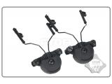 FMA EX Headset and Helmet Rail Adapter Set GEN1 BK TB997-BK